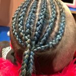 Cornrow Braids For Boys: 4 rows (without Color Extension)